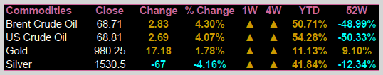 Commodities Daily Changes 05 06 2009